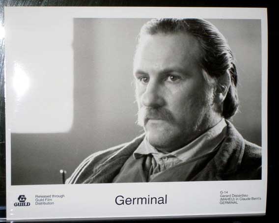 GERMINAL: Publicity Still G-14 Depardieu Close Up 