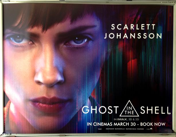 Cinema Poster: GHOST IN THE SHELL 2017 (Close Up Quad) Scarlett Johansson