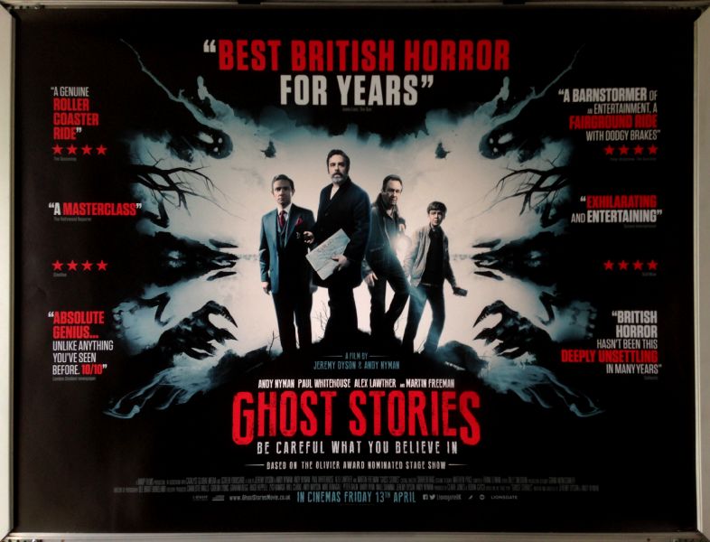 Cinema Poster: GHOST STORIES 2018 (Black Quad) Paul Whitehouse Andy Nyman