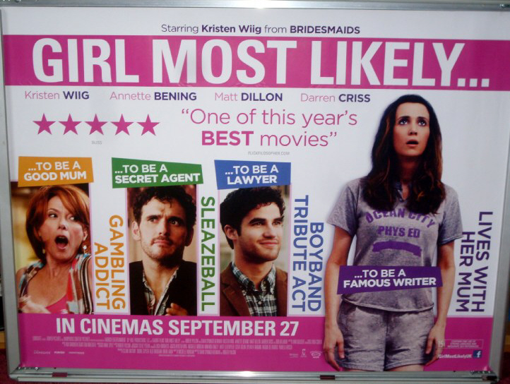 GIRL MOST LIKELY: UK Quad Film Poster