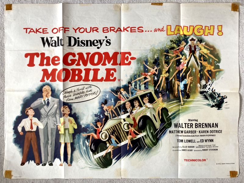 Cinema Poster: GNOME-MOBILE, THE 1967 (Quad) Walter Brennan Matthew Garber