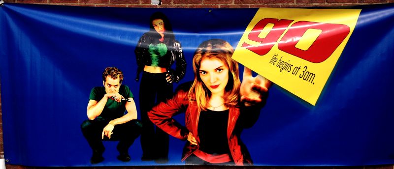 Cinema Banner: GO 1999 Sarah Polley Jay Mohr Scott Wolf 