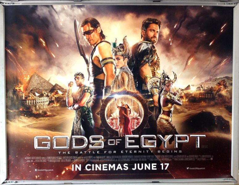 Cinema Poster: GODS OF EGYPT 2016 (Quad) Nikolaj Coster-Waldau Gerard Butler Cinema Poster: GODS OF EGYPT 2016 (Quad) Nikolaj Coster-Waldau Gerard Butler