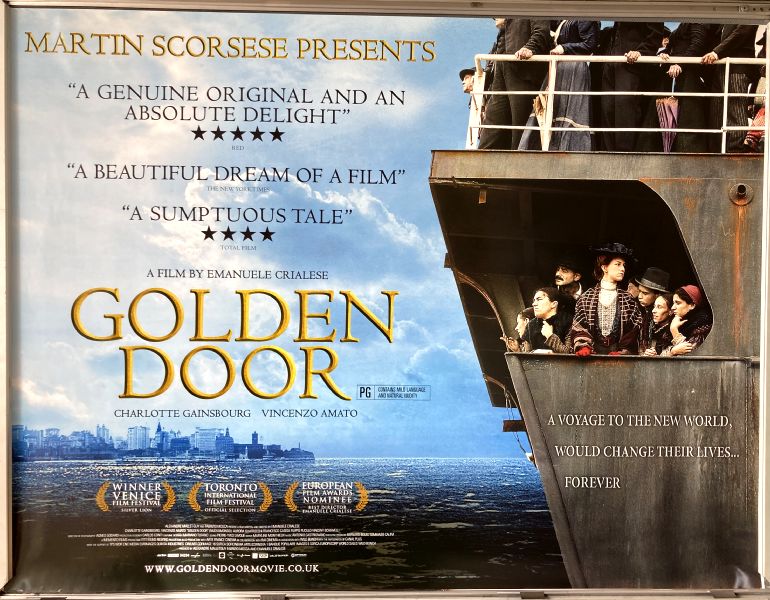 Cinema Poster: GOLDEN DOOR 2006 (Quad) Charlotte Gainsbourg Vincenzo Amato