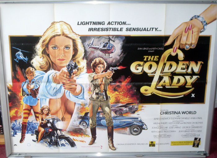 GOLDEN LADY, THE: Main UK Quad Film Poster GOLDEN LADY, THE: Main UK Quad Film Poster