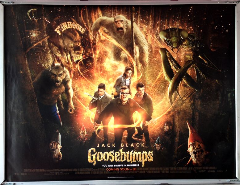 Cinema Poster: GOOSEBUMPS 2016 (Quad) Jack Black Dylan Minnette Odeya Rush Cinema Poster: GOOSEBUMPS 2016 (Quad) Jack Black Dylan Minnette Odeya Rush