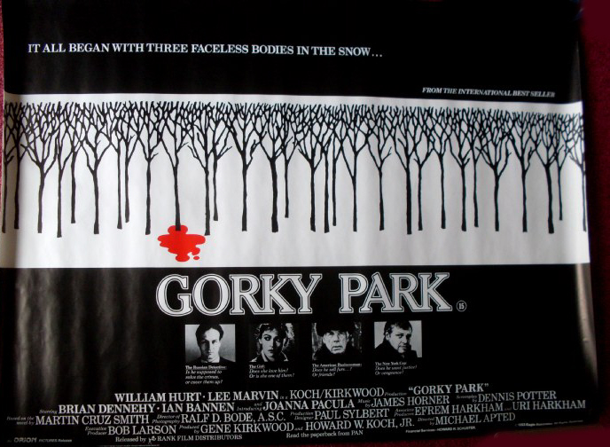 GORKY PARK: UK Quad Film Poster