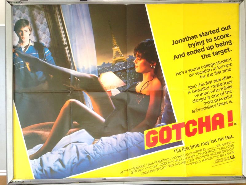 Cinema Poster: GOTCHA! 1985 (Quad) Anthony Edwards Linda Fiorentino Jsu Garcia