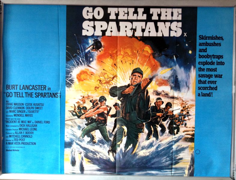 Cinema Poster: GO TELL THE SPARTANS 1978 (Quad) Burt Lancaster Craig Wasson Cinema Poster: GO TELL THE SPARTANS 1978 (Quad) Burt Lancaster Craig Wasson