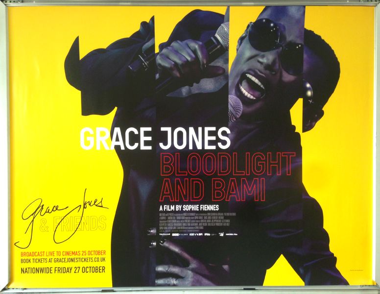 Cinema Poster: GRACE JONES BLOODLIGHT AND BAMI 2017 (Quad) Sly & Robbie
