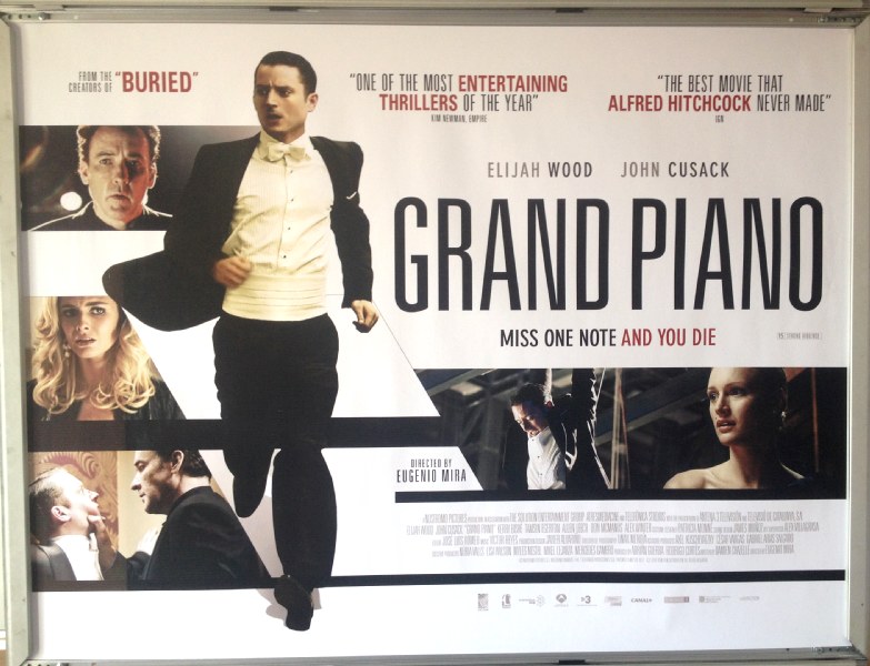 Cinema Poster: GRAND PIANO 2014 (Quad) Elijah Wood John Cusack Kerry Bish