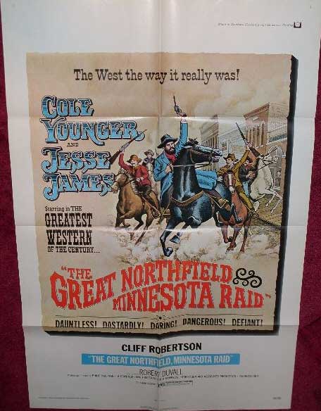GREAT NORTHFIELD, MINNESOTA RAID, THE: One Sheet Film Poster