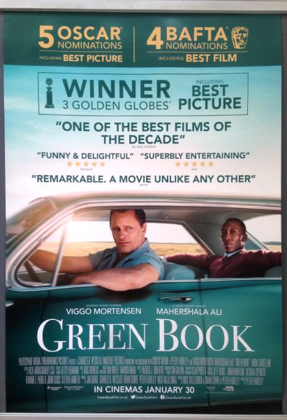 Cinema Poster: GREEN BOOK 2019 (Awards One Sheet) Viggo Mortensen Mahershala Ali