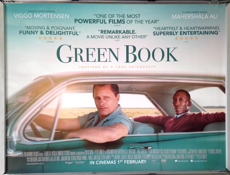 Cinema Poster: GREEN BOOK 2019 (Main Quad) Viggo Mortensen Mahershala Ali