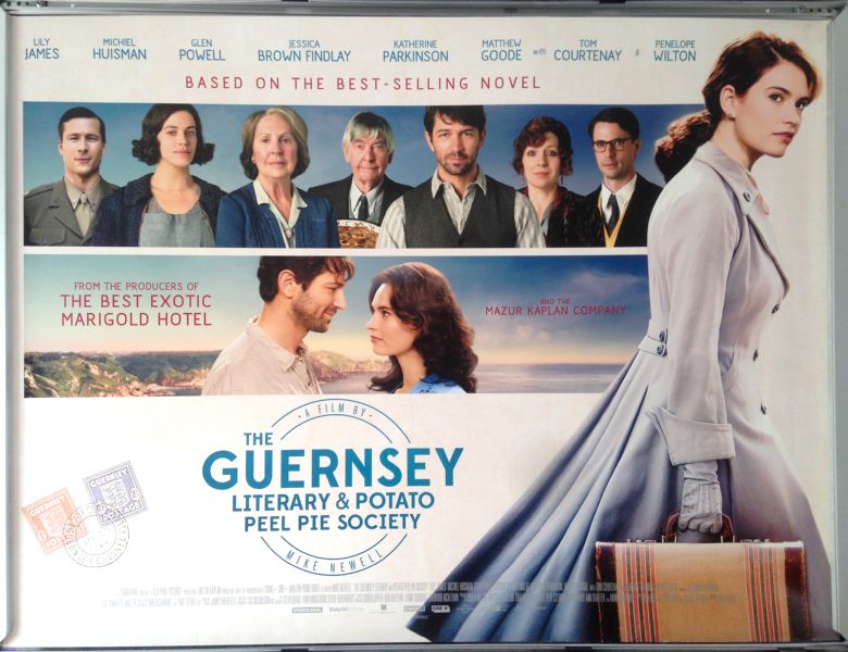 Cinema Poster: GUERNSEY LITERARY AND POTATO PEEL PIE SOCIETY 2018 (Quad)