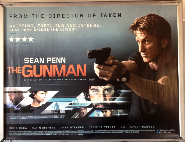 Cinema Poster: GUNMAN, THE 2015 (Quad) Sean Penn Idris Elba Ray Winstone