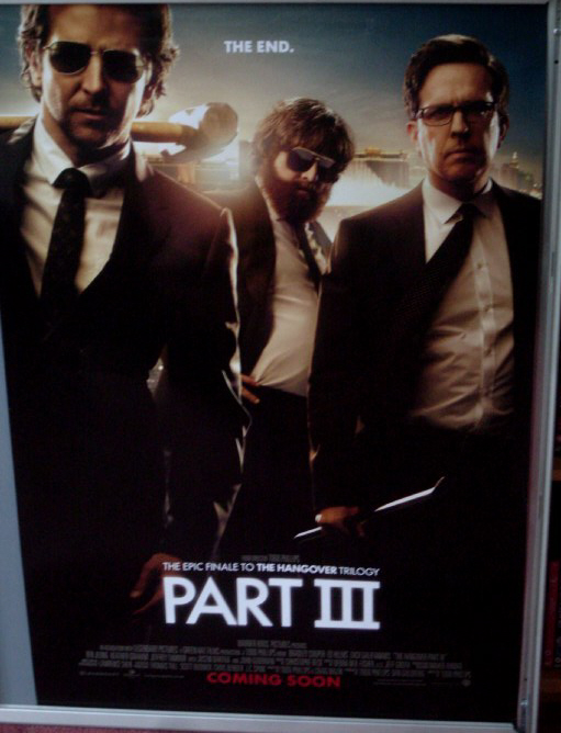 HANGOVER PART III: One Sheet Film Poster HANGOVER PART III: One Sheet Film Poster