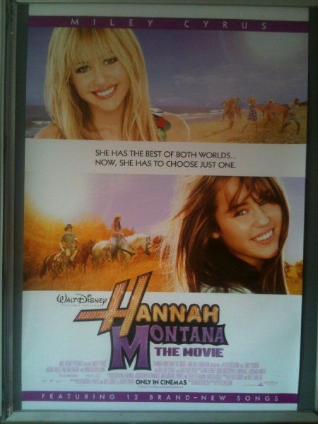 HANNAH MONTANA THE MOVIE: Main One Sheet Film Poster HANNAH MONTANA THE MOVIE: Main One Sheet Film Poster