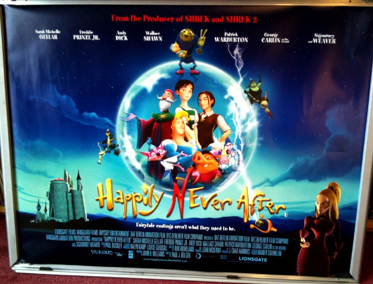 HAPPILY N'EVER AFTER: Main UK Quad Film Poster