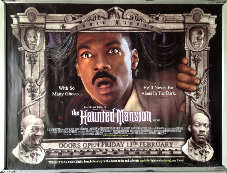 Cinema Poster: HAUNTED MANSION, THE 2003 (Main Quad) Eddie Murphy