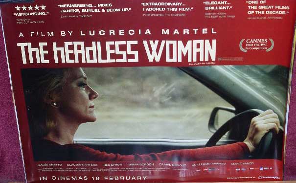 HEADLESS WOMAN, THE: Main UK Quad Film Poster HEADLESS WOMAN, THE: Main UK Quad Film Poster