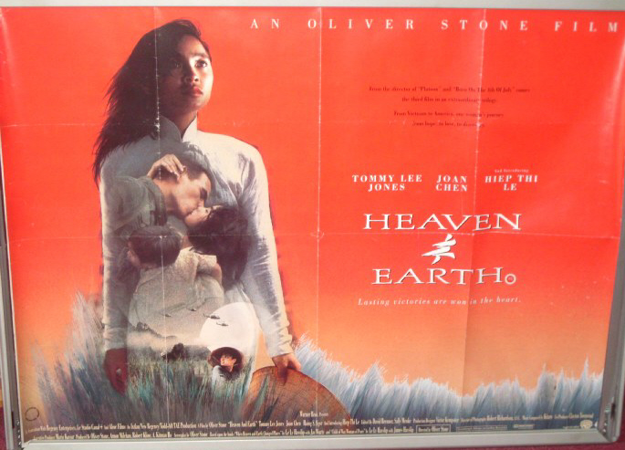 HEAVEN & EARTH: UK Quad Film Poster