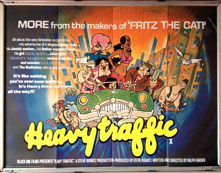 Cinema Poster: HEAVY TRAFFIC 1973 (Quad) Joseph Kaufmann Beverly Hope Atkinson