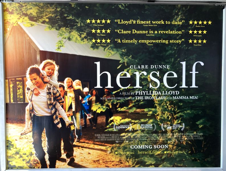 Cinema Poster: HERSELF 2020 (Quad) Molly McCann Clare Dunne Ruby Rose O'Hara
