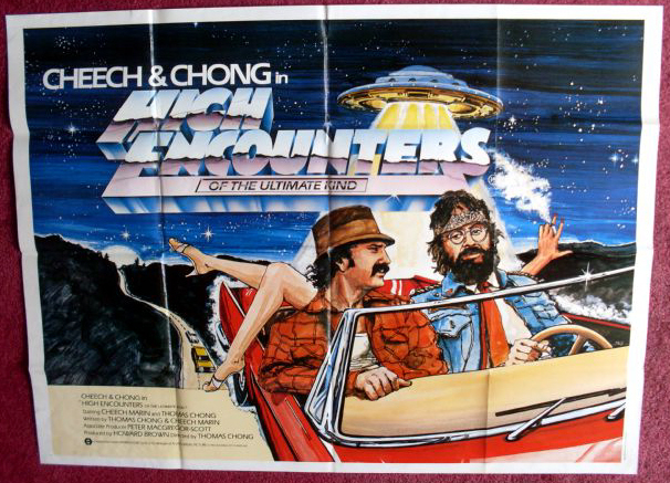 HIGH ENCOUNTERS OF THE ULTIMATE KIND: Quad Film Poster