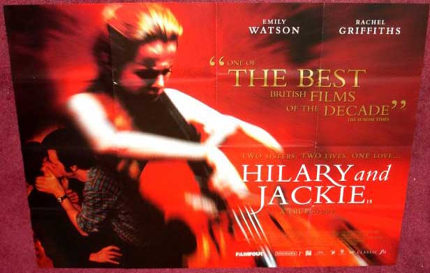 HILARY AND JACKIE: UK Quad Film Poster