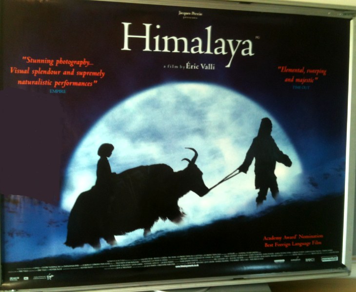 HIMALAYA: UK Quad Film Poster