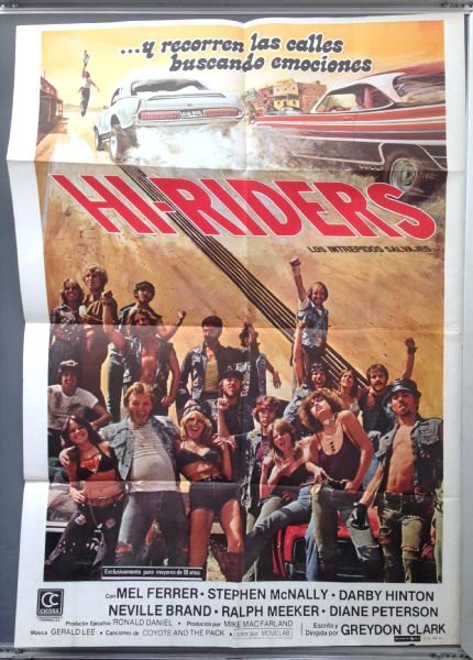 Cinema Poster: Hi-RIDERS 1978 (Spanish) Mel Ferrer Stephen McNally Darby Hinton