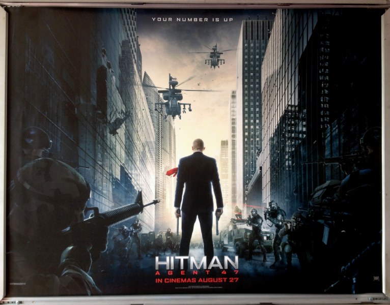 Cinema Poster: HITMAN AGENT 47 2015 (Advance Quad) Zachary Quinto Rupert Friend