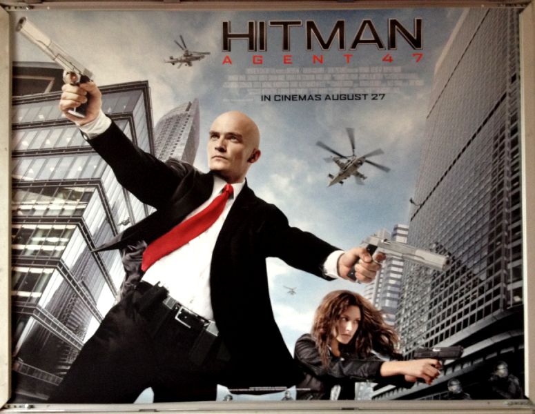 Cinema Poster: HITMAN AGENT 47 2015 (Main Quad) Zachary Quinto Rupert Friend