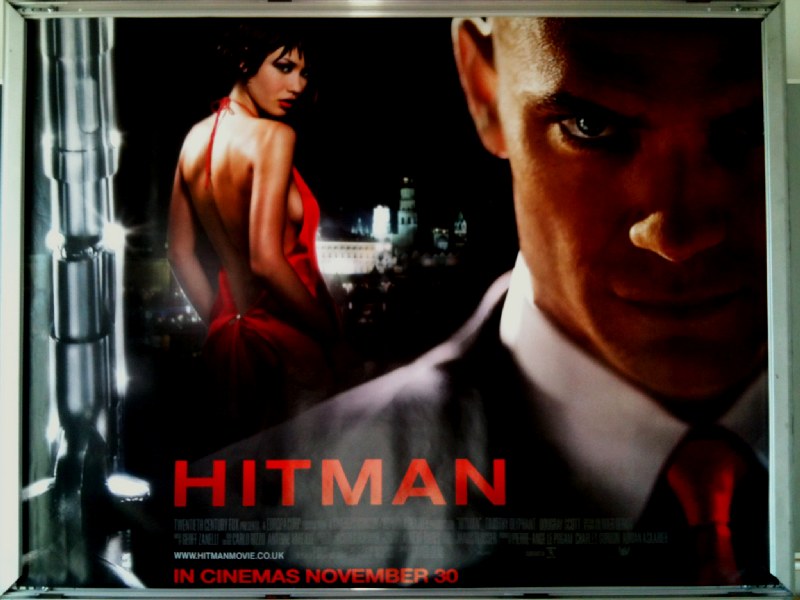 Cinema Poster: HITMAN 2007 (Main Quad) Timothy Olyphant Dougray Scott Olga Kurylenko