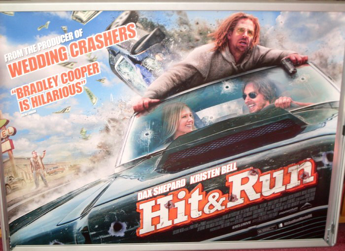 HIT & RUN: UK Quad Film Poster