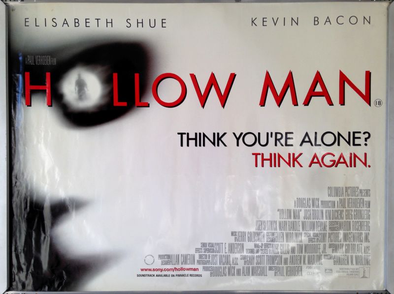 Cinema Poster: HOLLOW MAN 2000 (Quad) Elisabeth Shue Kevin Bacon Josh Brolin