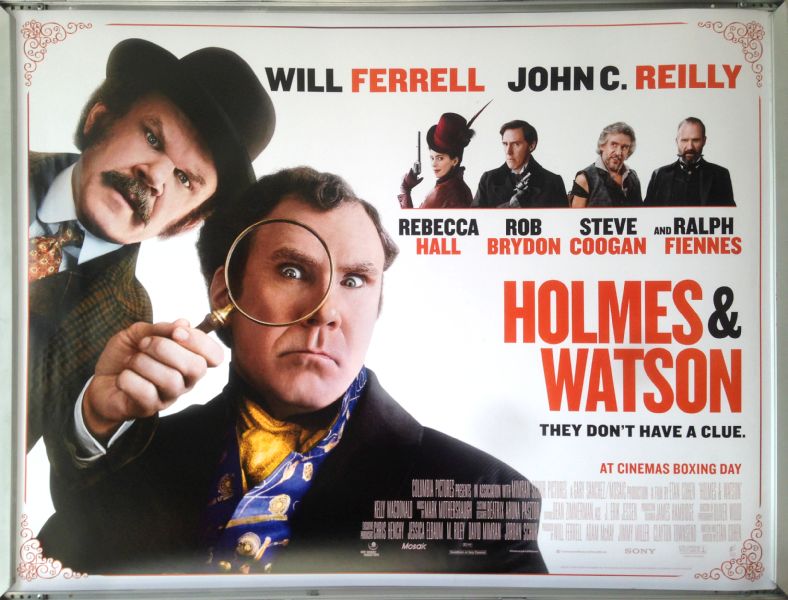 Cinema Poster: HOLMES & WATSON 2018 (Quad) Will Ferrell John C. Reilly