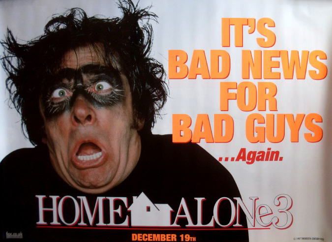 HOME ALONE 3: Baddies Quad Version 2 Film Poster