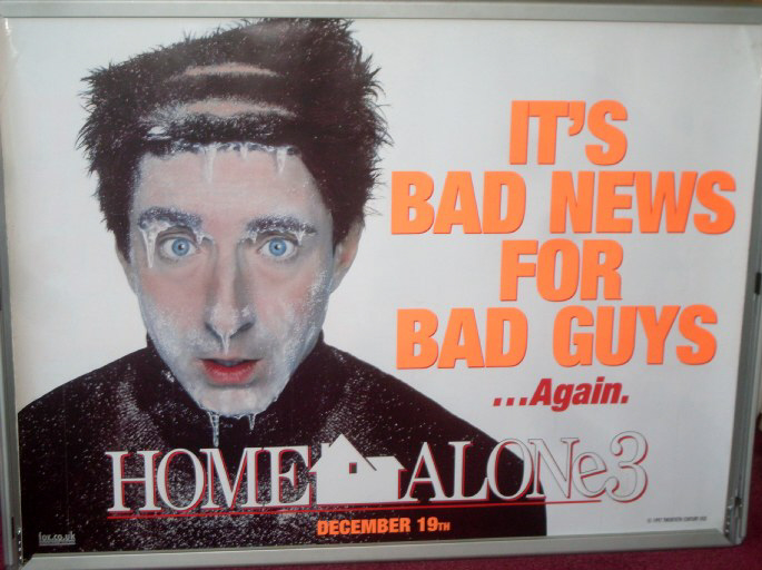 HOME ALONE 3: Baddies Quad Version 3 Film Poster