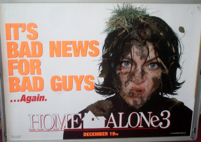 HOME ALONE 3: Baddies Quad Version 4 Film Poster