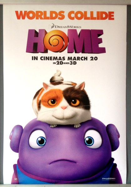 Cinema Poster: HOME 2015 (Advance One Sheet) Jennifer Lopez Rihanna Steve Martin