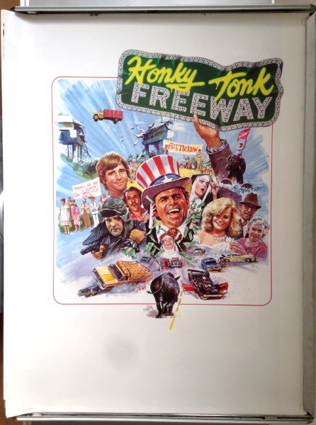 Cinema Poster: HONKY TONK FREEWAY 1981 (Printer's One Sheet Without Text)