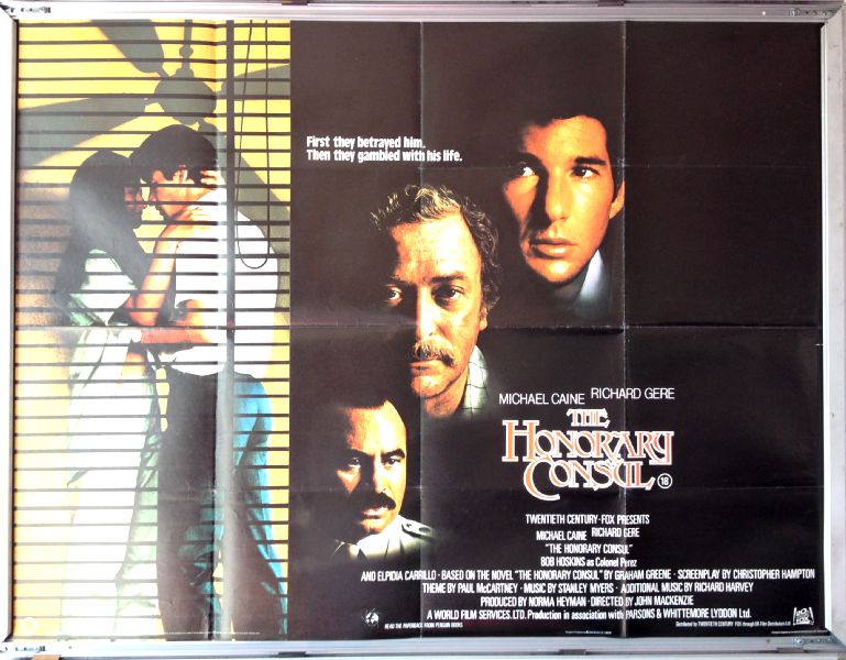 Cinema Poster: HONORARY CONSUL, THE 1983 (Quad) Michael Caine Bob Hoskins