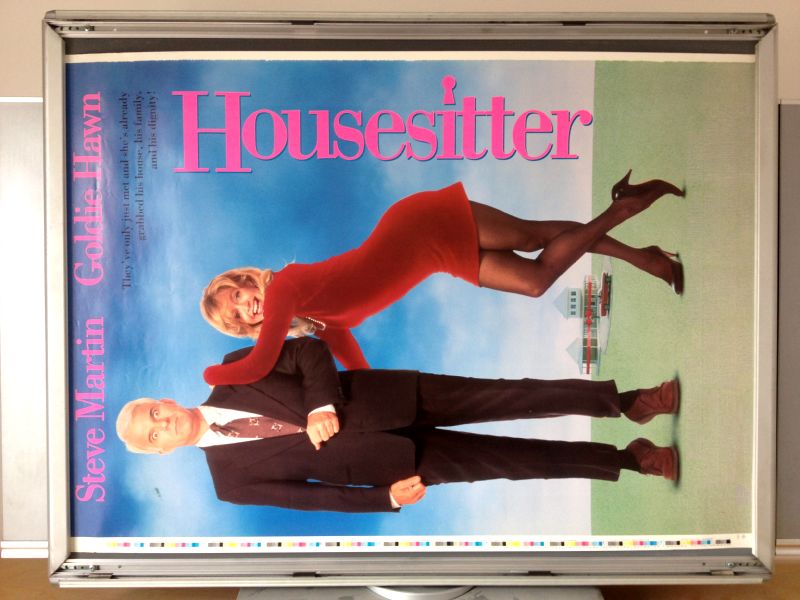 Cinema Poster: HOUSESITTER (One Sheet Printer's Proof) Steve Martin Goldie Hawn Cinema Poster: HOUSESITTER (One Sheet Printer's Proof) Steve Martin Goldie Hawn