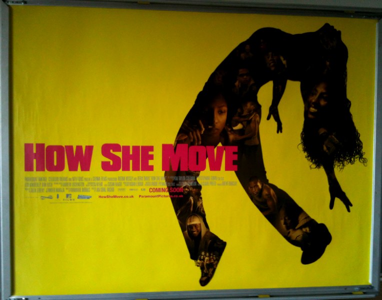 HOW SHE MOVE: Main UK Quad Film Poster