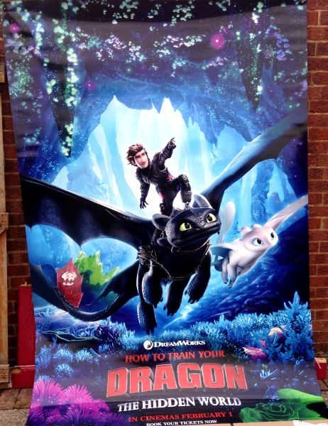 Cinema Banner: HOW TO TRAIN YOUR DRAGON THE HIDDEN WORLD 2019 (Point)