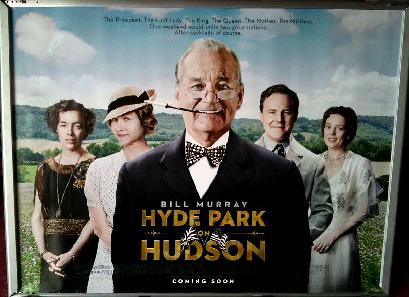 Cinema Poster: HYDE PARK ON THE HUDSON 2012 (Quad) Bill Murray Laura Linney
