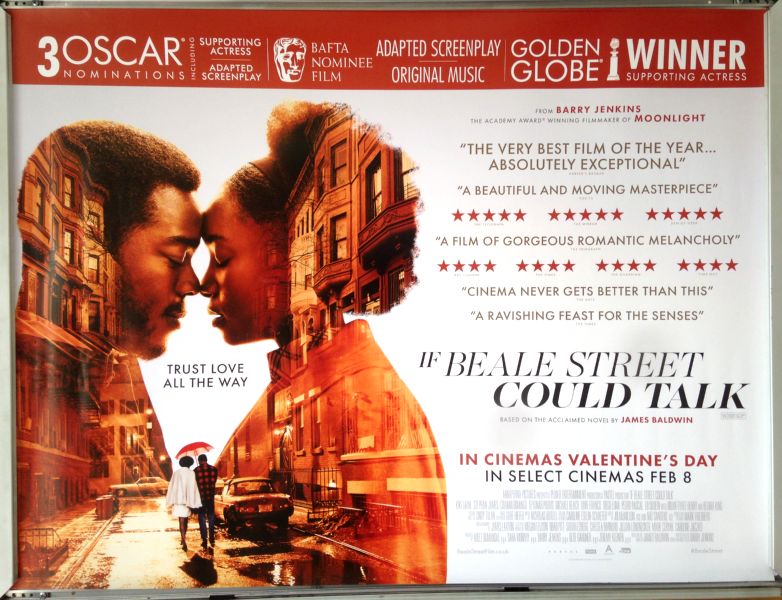 Cinema Poster: IF BEALE STREET COULD TALK 2019 (Quad) KiKi Layne Stephan James Cinema Poster: IF BEALE STREET COULD TALK 2019 (Quad) KiKi Layne Stephan James