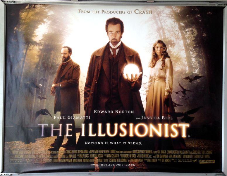 Cinema Poster: ILLUSIONIST, THE 2007 (Quad) Edward Norton Paul Giamatti